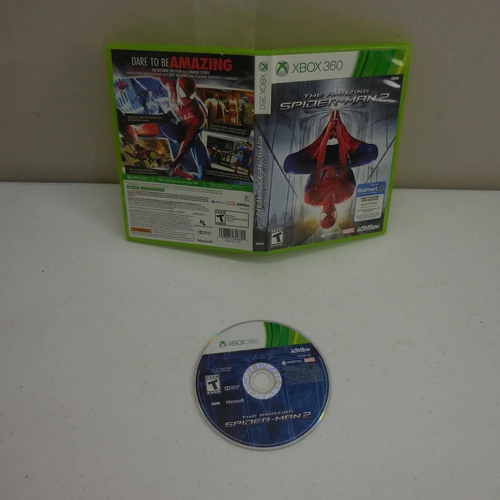 The Amazing Spider-Man 2 Xbox 360 Marvel Activision Beenox Video Game 2014